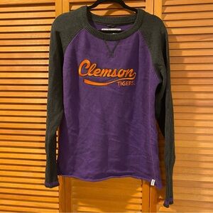 Clemson Tigers Sweater Women’s Size Large by Bruzer (Apres Ski Sweater)